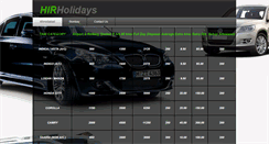 Desktop Screenshot of hirholidays.com